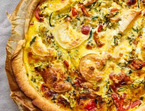 QUICHE MET GEITENKAAS